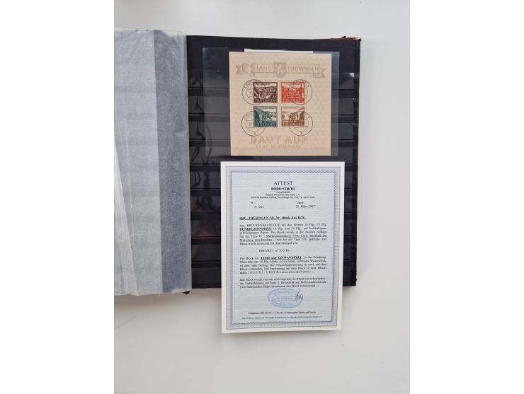 1945/49, gestempelte Sammlung mit vielen besseren und kpl. Ausgaben, Farben und weiteren Besonderheiten. Dabei u.a. Mi.-Nr. 4