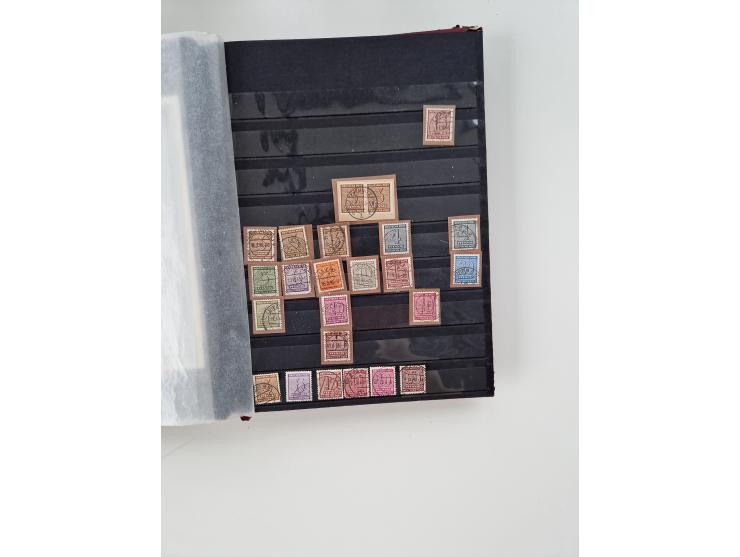 1945/49, gestempelte Sammlung mit vielen besseren und kpl. Ausgaben, Farben und weiteren Besonderheiten. Dabei u.a. Mi.-Nr. 4