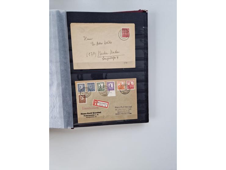 1945/49, gestempelte Sammlung mit vielen besseren und kpl. Ausgaben, Farben und weiteren Besonderheiten. Dabei u.a. Mi.-Nr. 4