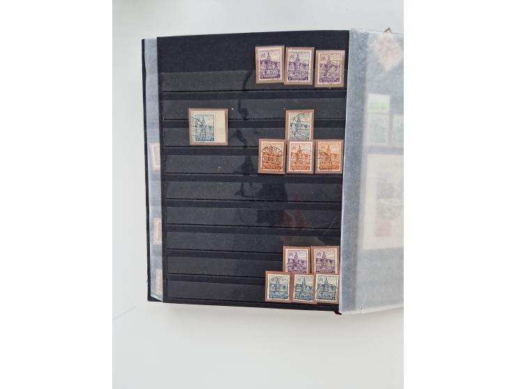 1945/49, gestempelte Sammlung mit vielen besseren und kpl. Ausgaben, Farben und weiteren Besonderheiten. Dabei u.a. Mi.-Nr. 4