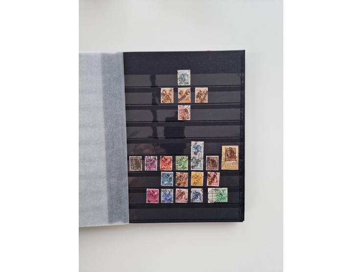 1945/49, gestempelte Sammlung mit vielen besseren und kpl. Ausgaben, Farben und weiteren Besonderheiten. Dabei u.a. Mi.-Nr. 4