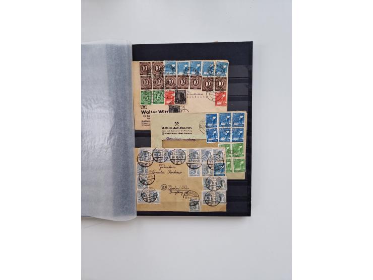 1945/49, gestempelte Sammlung mit vielen besseren und kpl. Ausgaben, Farben und weiteren Besonderheiten. Dabei u.a. Mi.-Nr. 4