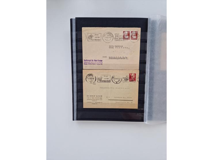 1945/49, gestempelte Sammlung mit vielen besseren und kpl. Ausgaben, Farben und weiteren Besonderheiten. Dabei u.a. Mi.-Nr. 4
