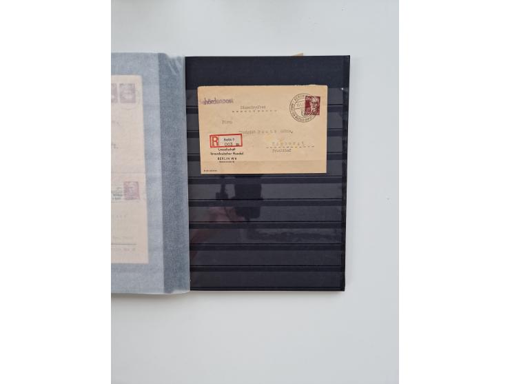 1945/49, gestempelte Sammlung mit vielen besseren und kpl. Ausgaben, Farben und weiteren Besonderheiten. Dabei u.a. Mi.-Nr. 4