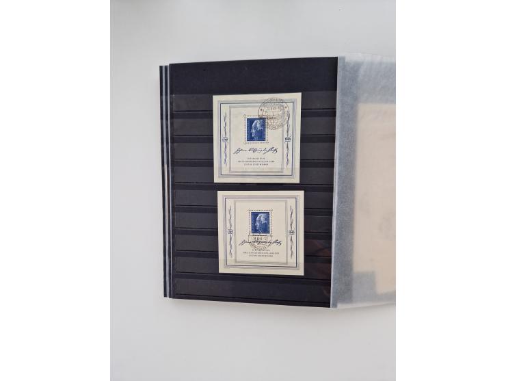 1945/49, gestempelte Sammlung mit vielen besseren und kpl. Ausgaben, Farben und weiteren Besonderheiten. Dabei u.a. Mi.-Nr. 4