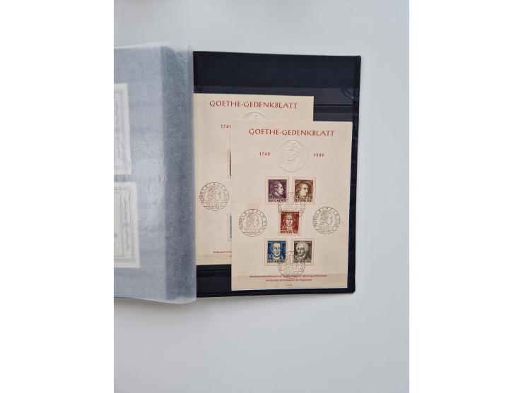 1945/49, gestempelte Sammlung mit vielen besseren und kpl. Ausgaben, Farben und weiteren Besonderheiten. Dabei u.a. Mi.-Nr. 4