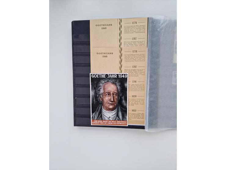 1945/49, gestempelte Sammlung mit vielen besseren und kpl. Ausgaben, Farben und weiteren Besonderheiten. Dabei u.a. Mi.-Nr. 4