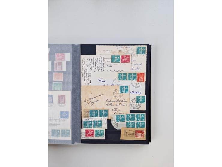 1945/2019, umfangreiche, in den Hauptnummern ab Pax-Satz augenscheinlich kpl. postfrische und zusätzlich gestempelte Sammlung