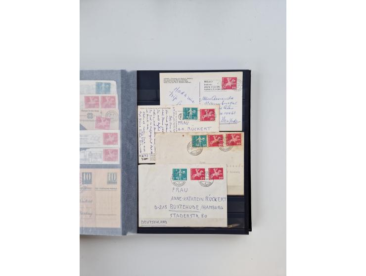 1945/2019, umfangreiche, in den Hauptnummern ab Pax-Satz augenscheinlich kpl. postfrische und zusätzlich gestempelte Sammlung