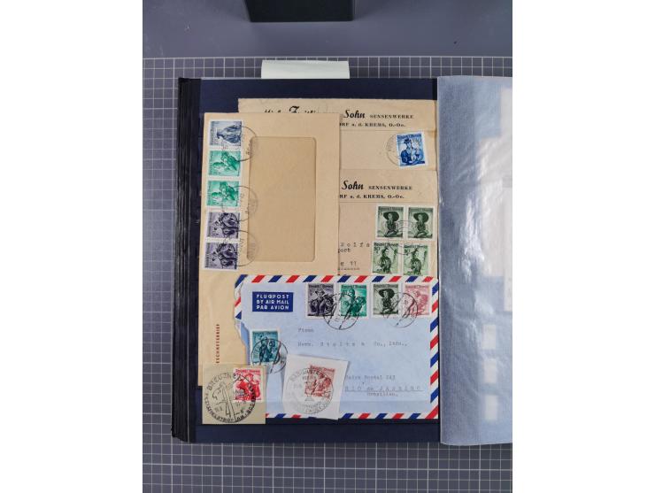 1945/2020, in den Hauptnummern kpl. postfrische Sammlung mit u.a. Mi.-Nr. 693-96I + II (signiert Sturzeis VÖB bzw. Kovar VÖB)