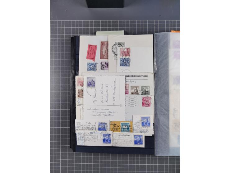 1945/2020, in den Hauptnummern kpl. postfrische Sammlung mit u.a. Mi.-Nr. 693-96I + II (signiert Sturzeis VÖB bzw. Kovar VÖB)