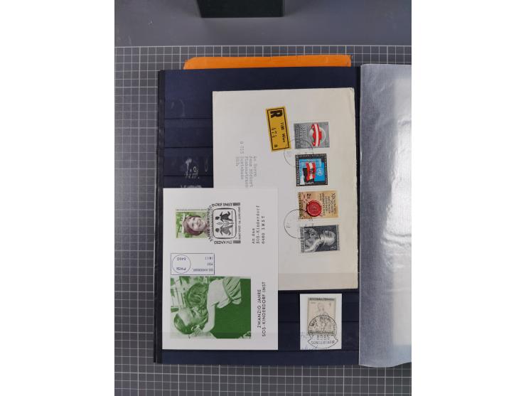 1945/2020, in den Hauptnummern kpl. postfrische Sammlung mit u.a. Mi.-Nr. 693-96I + II (signiert Sturzeis VÖB bzw. Kovar VÖB)