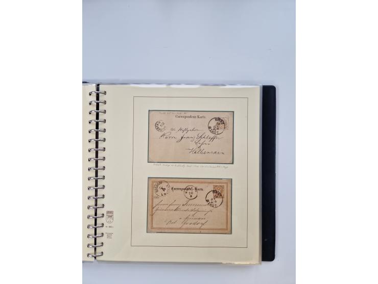 1850/1919 (ca.), zahlreiche aufgezogene Heimat-Sammlung “GRAZ” und Umgebung Andritz bis Zettling, mit über 220 Briefen und Ka