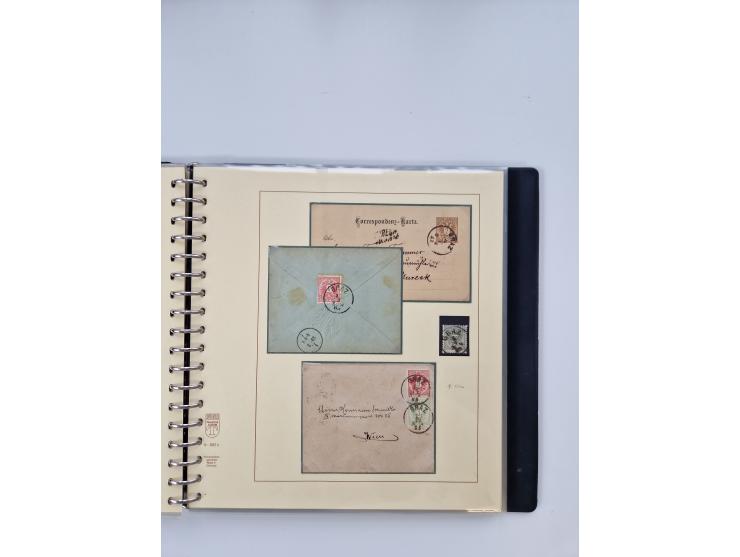 1850/1919 (ca.), zahlreiche aufgezogene Heimat-Sammlung “GRAZ” und Umgebung Andritz bis Zettling, mit über 220 Briefen und Ka