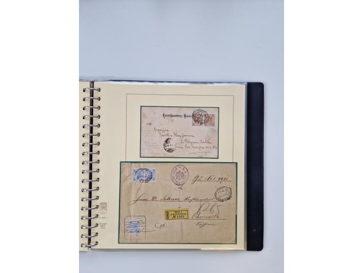 1850/1919 (ca.), zahlreiche aufgezogene Heimat-Sammlung “GRAZ” und Umgebung Andritz bis Zettling, mit über 220 Briefen und Ka