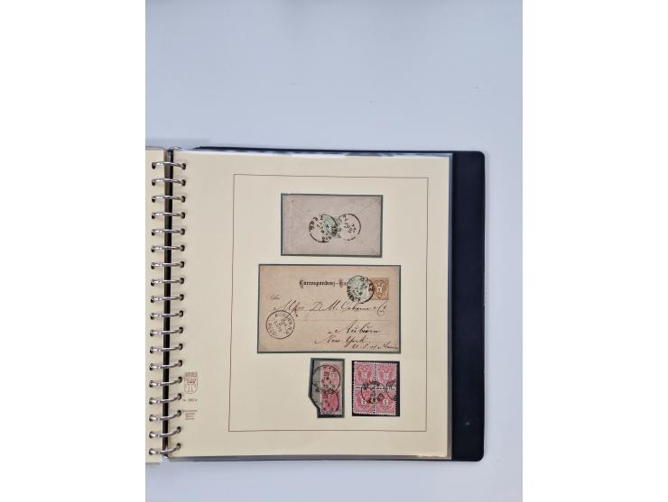 1850/1919 (ca.), zahlreiche aufgezogene Heimat-Sammlung “GRAZ” und Umgebung Andritz bis Zettling, mit über 220 Briefen und Ka