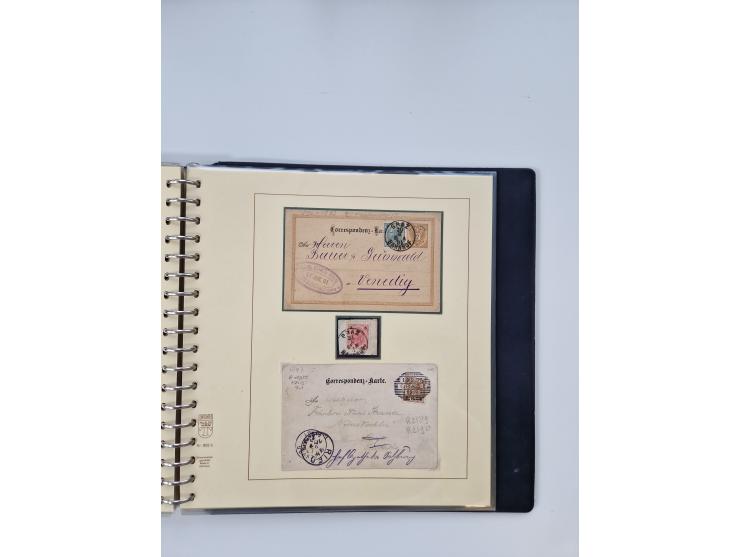 1850/1919 (ca.), zahlreiche aufgezogene Heimat-Sammlung “GRAZ” und Umgebung Andritz bis Zettling, mit über 220 Briefen und Ka