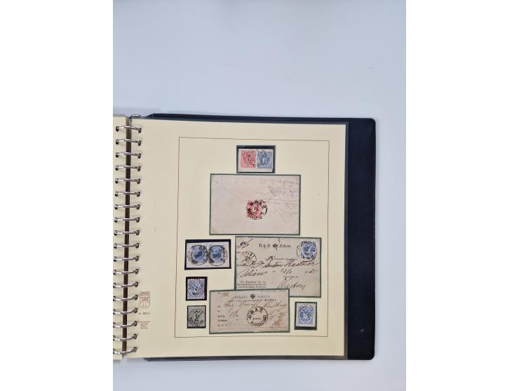 1850/1919 (ca.), zahlreiche aufgezogene Heimat-Sammlung “GRAZ” und Umgebung Andritz bis Zettling, mit über 220 Briefen und Ka