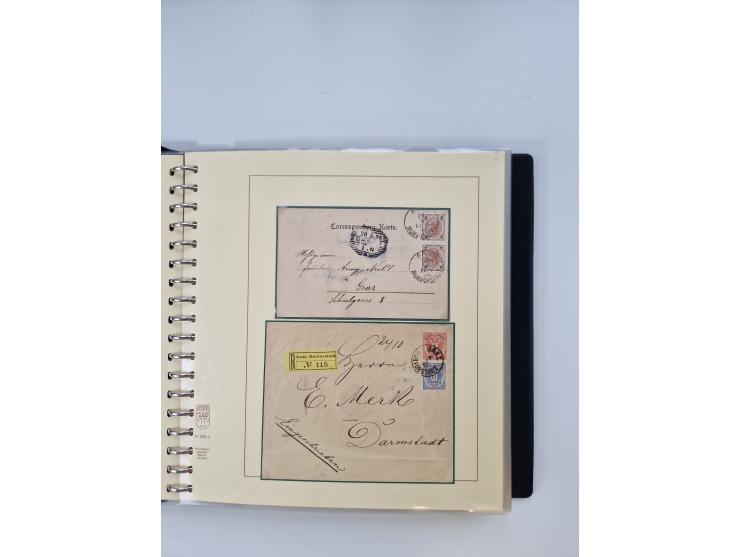 1850/1919 (ca.), zahlreiche aufgezogene Heimat-Sammlung “GRAZ” und Umgebung Andritz bis Zettling, mit über 220 Briefen und Ka