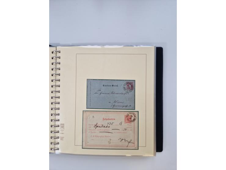 1850/1919 (ca.), zahlreiche aufgezogene Heimat-Sammlung “GRAZ” und Umgebung Andritz bis Zettling, mit über 220 Briefen und Ka