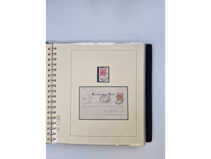 1850/1919 (ca.), zahlreiche aufgezogene Heimat-Sammlung “GRAZ” und Umgebung Andritz bis Zettling, mit über 220 Briefen und Ka