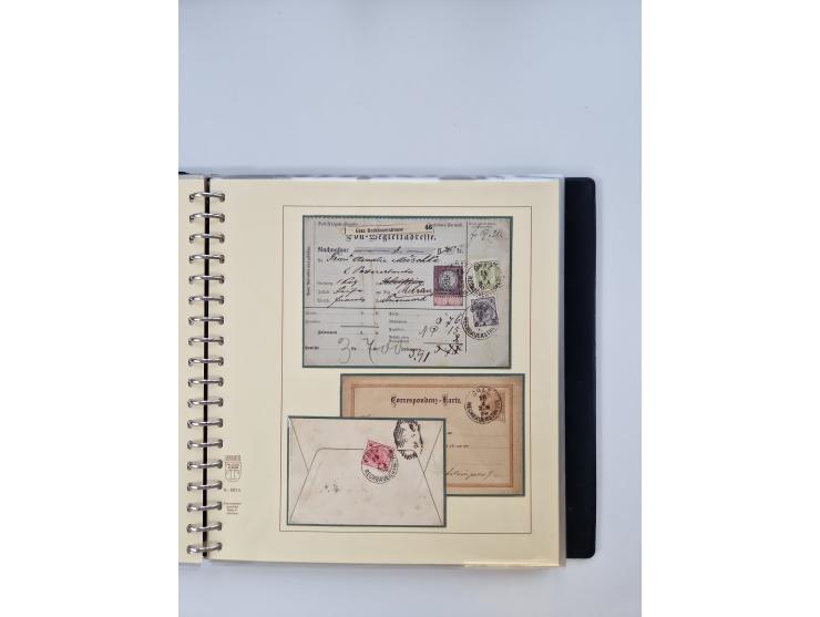 1850/1919 (ca.), zahlreiche aufgezogene Heimat-Sammlung “GRAZ” und Umgebung Andritz bis Zettling, mit über 220 Briefen und Ka