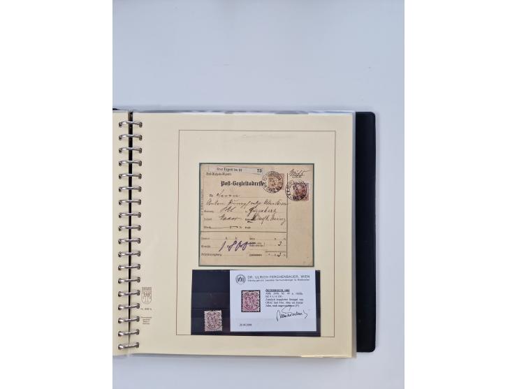 1850/1919 (ca.), zahlreiche aufgezogene Heimat-Sammlung “GRAZ” und Umgebung Andritz bis Zettling, mit über 220 Briefen und Ka