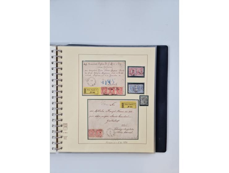 1850/1919 (ca.), zahlreiche aufgezogene Heimat-Sammlung “GRAZ” und Umgebung Andritz bis Zettling, mit über 220 Briefen und Ka