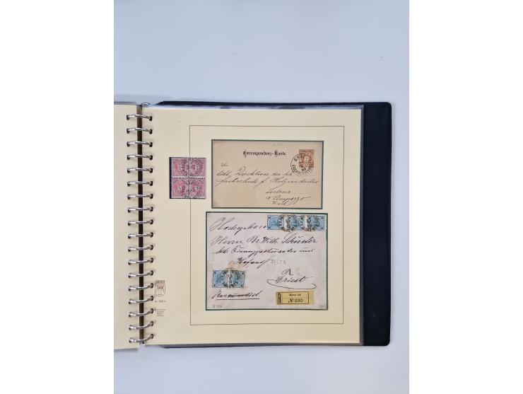 1850/1919 (ca.), zahlreiche aufgezogene Heimat-Sammlung “GRAZ” und Umgebung Andritz bis Zettling, mit über 220 Briefen und Ka