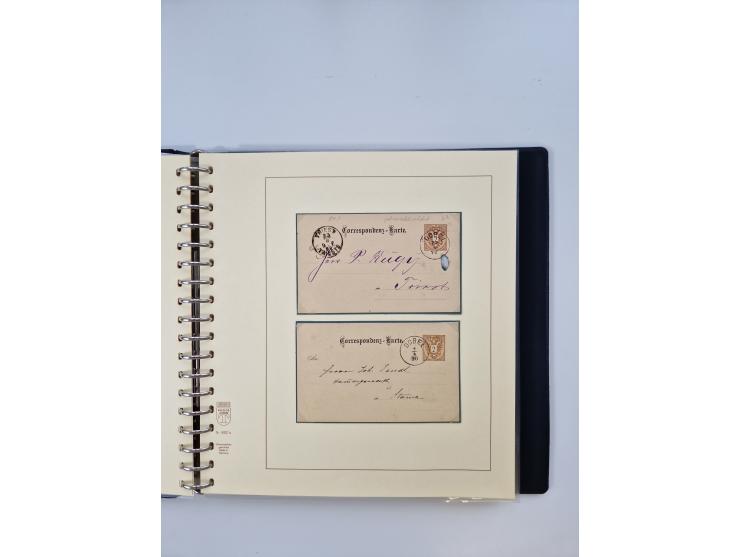 1850/1919 (ca.), zahlreiche aufgezogene Heimat-Sammlung “GRAZ” und Umgebung Andritz bis Zettling, mit über 220 Briefen und Ka