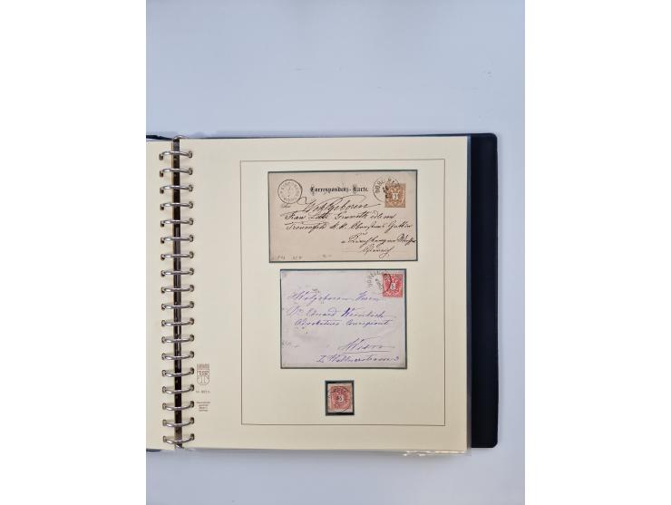 1850/1919 (ca.), zahlreiche aufgezogene Heimat-Sammlung “GRAZ” und Umgebung Andritz bis Zettling, mit über 220 Briefen und Ka