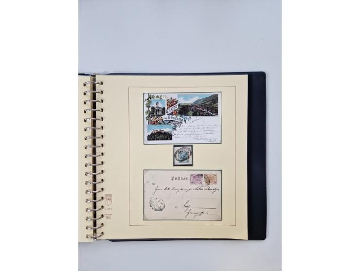 1850/1919 (ca.), zahlreiche aufgezogene Heimat-Sammlung “GRAZ” und Umgebung Andritz bis Zettling, mit über 220 Briefen und Ka