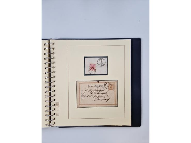 1850/1919 (ca.), zahlreiche aufgezogene Heimat-Sammlung “GRAZ” und Umgebung Andritz bis Zettling, mit über 220 Briefen und Ka