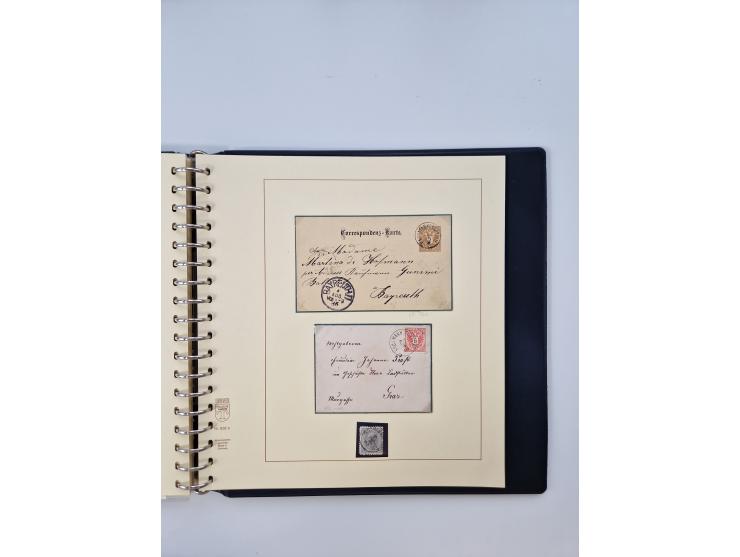 1850/1919 (ca.), zahlreiche aufgezogene Heimat-Sammlung “GRAZ” und Umgebung Andritz bis Zettling, mit über 220 Briefen und Ka