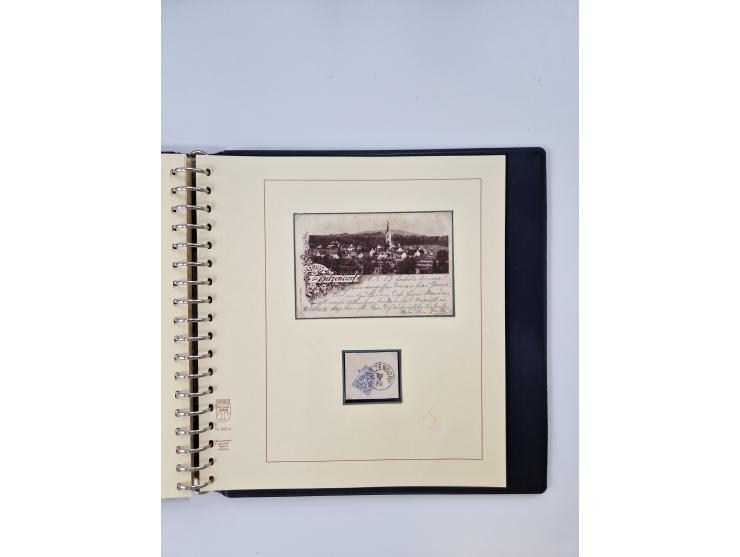 1850/1919 (ca.), zahlreiche aufgezogene Heimat-Sammlung “GRAZ” und Umgebung Andritz bis Zettling, mit über 220 Briefen und Ka