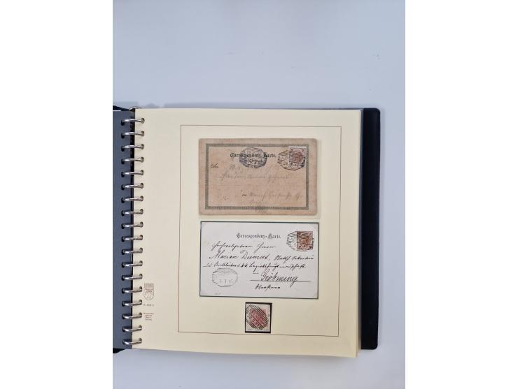 1850/1919 (ca.), zahlreiche aufgezogene Heimat-Sammlung “GRAZ” und Umgebung Andritz bis Zettling, mit über 220 Briefen und Ka