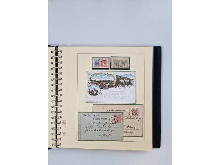 1850/1919 (ca.), zahlreiche aufgezogene Heimat-Sammlung “GRAZ” und Umgebung Andritz bis Zettling, mit über 220 Briefen und Ka