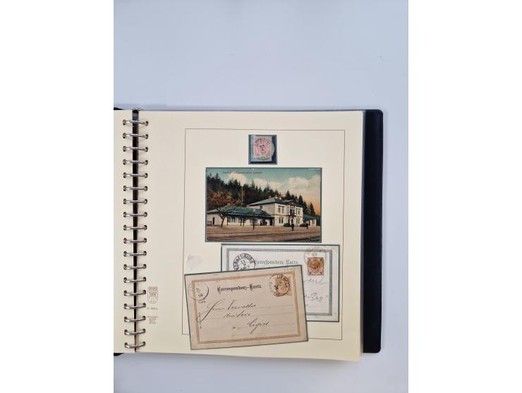 1850/1919 (ca.), zahlreiche aufgezogene Heimat-Sammlung “GRAZ” und Umgebung Andritz bis Zettling, mit über 220 Briefen und Ka