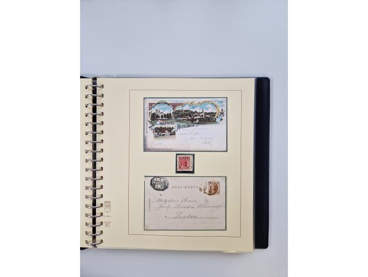 1850/1919 (ca.), zahlreiche aufgezogene Heimat-Sammlung “GRAZ” und Umgebung Andritz bis Zettling, mit über 220 Briefen und Ka