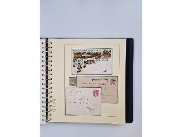 1850/1919 (ca.), zahlreiche aufgezogene Heimat-Sammlung “GRAZ” und Umgebung Andritz bis Zettling, mit über 220 Briefen und Ka