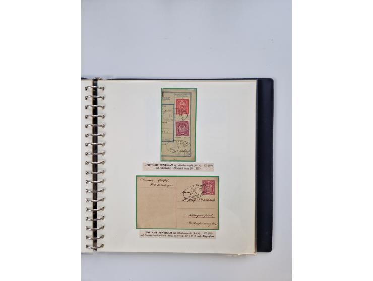 1850/1919 (ca.), zahlreiche aufgezogene Heimat-Sammlung “GRAZ” und Umgebung Andritz bis Zettling, mit über 220 Briefen und Ka