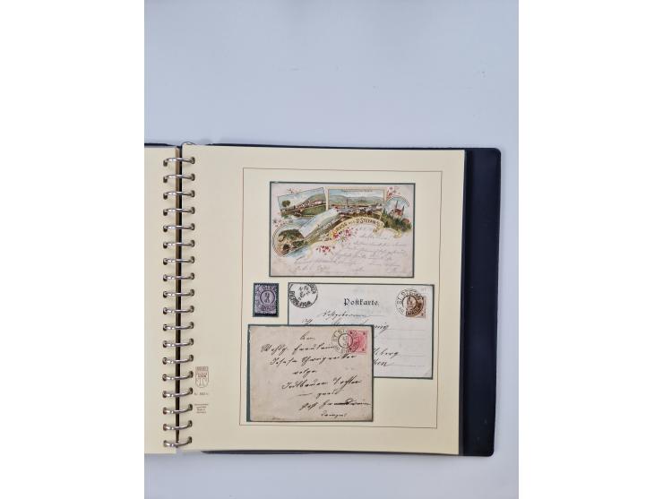 1850/1919 (ca.), zahlreiche aufgezogene Heimat-Sammlung “GRAZ” und Umgebung Andritz bis Zettling, mit über 220 Briefen und Ka