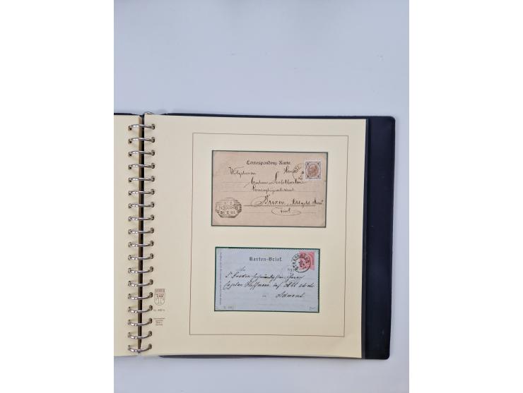 1850/1919 (ca.), zahlreiche aufgezogene Heimat-Sammlung “GRAZ” und Umgebung Andritz bis Zettling, mit über 220 Briefen und Ka