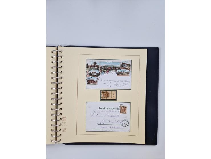 1850/1919 (ca.), zahlreiche aufgezogene Heimat-Sammlung “GRAZ” und Umgebung Andritz bis Zettling, mit über 220 Briefen und Ka