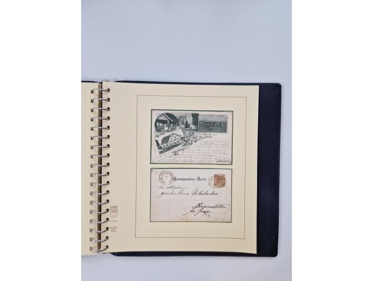 1850/1919 (ca.), zahlreiche aufgezogene Heimat-Sammlung “GRAZ” und Umgebung Andritz bis Zettling, mit über 220 Briefen und Ka