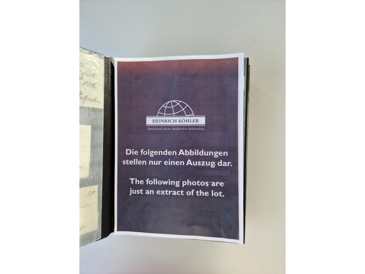 Buxtehude: 1787/2020, umfangreiche Sammlung ab Vorphila mit u.a. frühem Postschein von 1797, Botenbrief 1813 mit Dienstsiegel