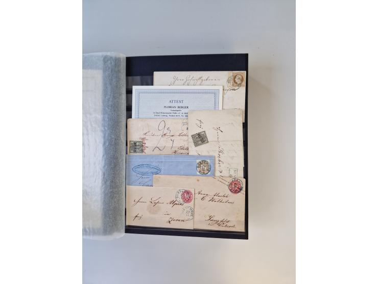 Buxtehude: 1787/2020, umfangreiche Sammlung ab Vorphila mit u.a. frühem Postschein von 1797, Botenbrief 1813 mit Dienstsiegel