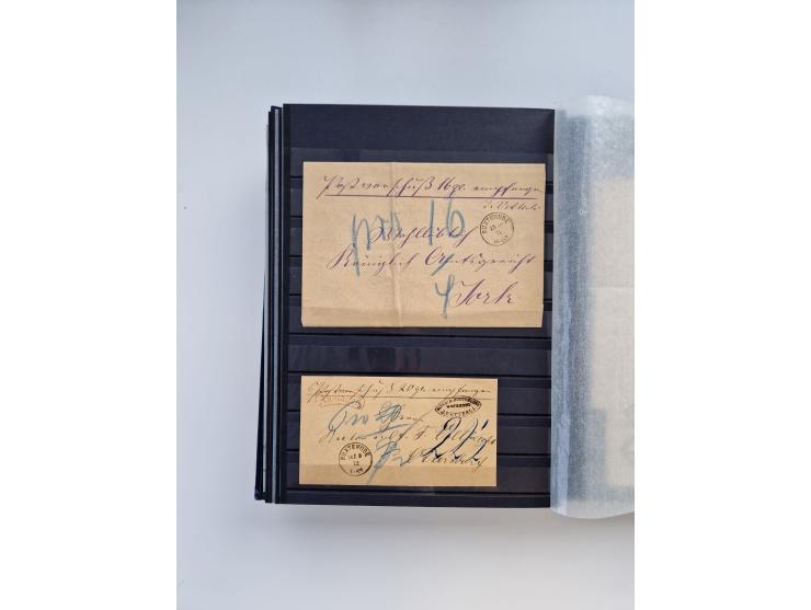 Buxtehude: 1787/2020, umfangreiche Sammlung ab Vorphila mit u.a. frühem Postschein von 1797, Botenbrief 1813 mit Dienstsiegel