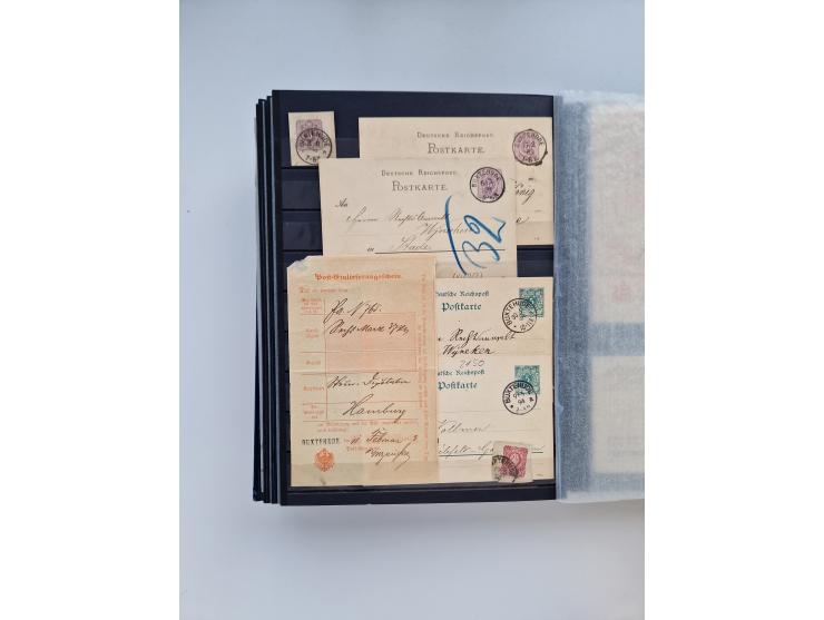 Buxtehude: 1787/2020, umfangreiche Sammlung ab Vorphila mit u.a. frühem Postschein von 1797, Botenbrief 1813 mit Dienstsiegel