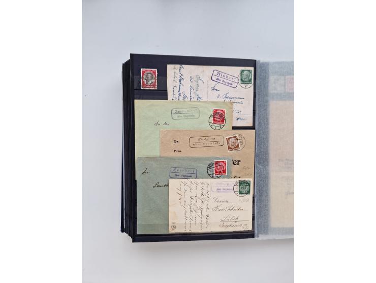 Buxtehude: 1787/2020, umfangreiche Sammlung ab Vorphila mit u.a. frühem Postschein von 1797, Botenbrief 1813 mit Dienstsiegel